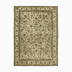 Alfombra vintage grande en beige