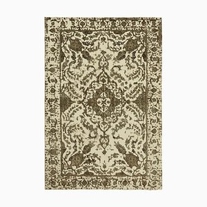 Alfombra vintage grande en beige