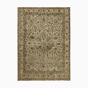 Alfombra vintage grande en beige