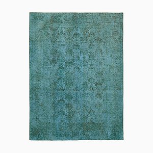 Grand Tapis Turquoise Délavé