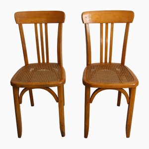 French Stella Cannian Chairs, 1930s, Set of 2