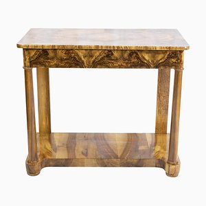 19th Century Biedermeier Walnut Console