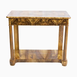 19th Century Biedermeier Walnut Console