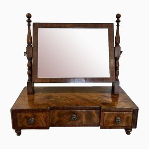 George III Mahogany Dressing Mirror, 1800s