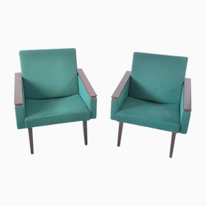 Mid-Century Armchairs attributed to Tatra Nabytek, Czechoslovakia, 1970s, Set of 2