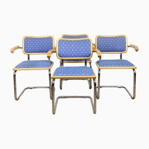 Chairs in the style of Cesca Italia, Set of 4