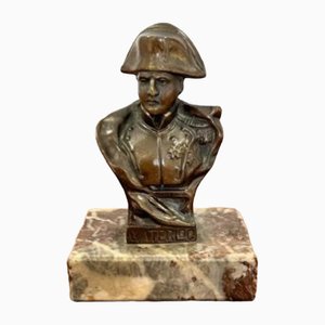 Small Victorian Spelter Bust of Napoleon, 1880s