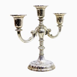 Silver Plated Candleholder, 1960s