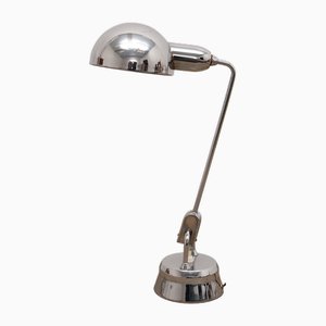 Modell 600 Chrom Lampe Selected von Charlotte Perriand für Jumo, 1940er