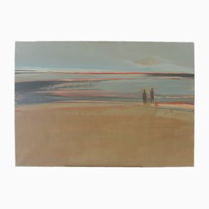 Barbara Hubert, The Beach, 2011, Olio su tela