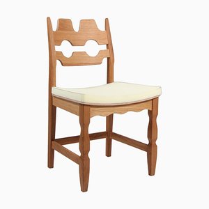 Model Razoblade Oak Dining Chair attributed to Henning Kjærnulf, Denmark, 2023