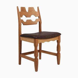 Modell Razoblade Esszimmerstuhl aus Eiche, Henning Kjærnulf, Dänemark, 2023 zugeschrieben