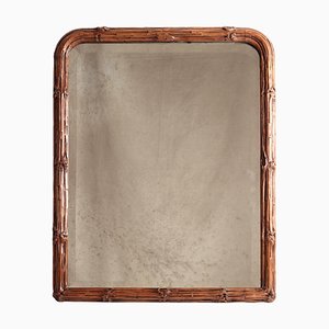 Specchio della Foresta Nera in legno di tiglio intagliato a mano in stile Folk