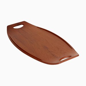 Mid-Century Modern Danish Teak Tray attributed to Jens Quistgaard, 1950s