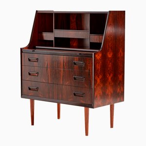 Rosewood Bureau Desk by Arne Wahl Iversen for Winning Furniture Factory, 1960s