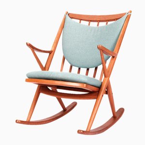Swing Chair par Frank Reenskaug pour Bramin Mobler, Danemark, 1960s