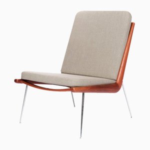 Danish Boomerang Chair by Peter Hvidt for France & Son, 1950s