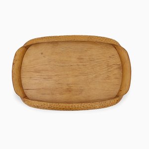Carved Wooden Tray from Macabo, 1950s