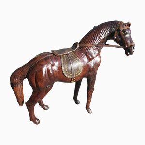 Figura di cavallo in pelle