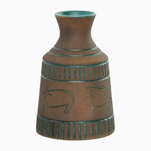 Mid-Century Vase von Krukmarkaren Ystad, 1960er