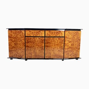 Vintage Burl Wood Credenza by Paul Michel, 1980s