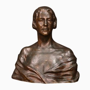 Edward Bruce Douglas, Bust of a Lady, 1930, Bronze