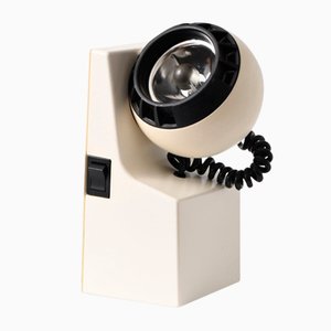 Weiße Mini Spot Lampe von Dieter Witte für Osram, 1970er
