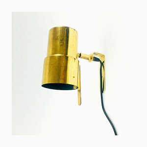 Skandinavische V 324 Wandlampe aus Messing von Hans Agne Jakobsson, Schweden, 1960er