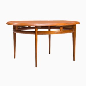 Mesa de centro Mid-Century de teca de Torbjørn Afdal de Bruksbo, años 60