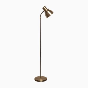 Mid-Century Swedish Gold Floor Lamp attributed to Belid, 1970s