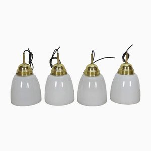 Art-Deco Ceiling Lamps, Set of 4