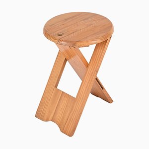 Tabouret Pliant TS attribué à Roger Tallon pour Sentou, France, 1970