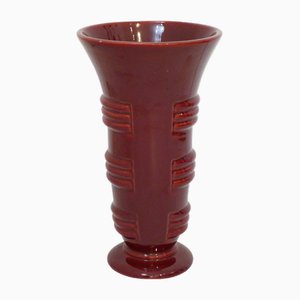 Large Mid-Century Vase in Red Earthenware, 1950s