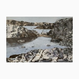 Izabela Kita, Nordküste, 2020, Acryl auf Leinwand