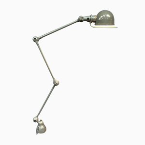Dark Gray Three-Arms Table Lamp by Jean-Louis Domecq, 1950s