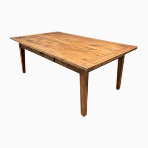 French Elm Wooden Farmers Coffee Table