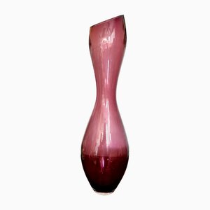 Hohe Vase in Cranberry von Rosenthal, 1990er