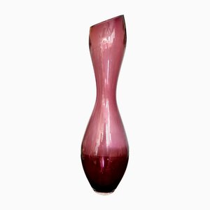 Tall Vase in Cranberry from Rosenthal, 1990s