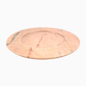 Pink Marble Centerpiece / Tray from Up&Up, Italy, 1970s