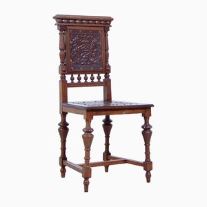 Neo-Renaissance Leather Chair, 1890s