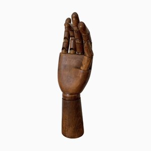 19th Century Wooden Articulated Hand 3
