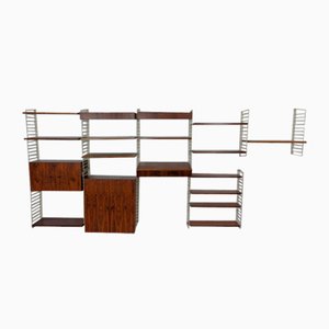 Large Rosewood Wall Unit from Musterring International, 1960s, Set of 29