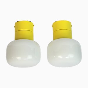 Ceiling Lamps, 1980s, Set of 2