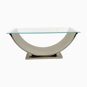 Grande Table Console par Belgochrom, 1970s