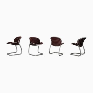 Chairs by Gastone Rinaldi for Vidal Grau, 1970s, Set of 4