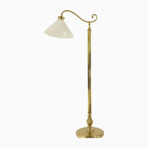 Brass Floor Lamp, France, 1930s
