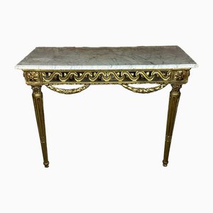 18th Century Louis XVI Console with Marble Top