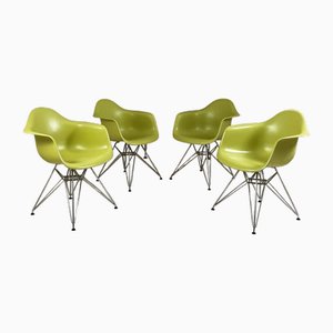 DAR Plastic Armchairs by Charles & Ray Eames for Vitra, 2007, Set of 4