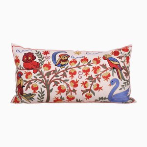 Animal Motif Suzani Cushion Cover, 2010s