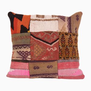 Housse de Coussin Kilim Patchwork, Turquie, 2010s